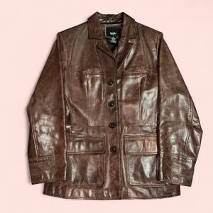 Brown Leather Women's Jacket